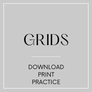 HENNA PRACTICE SHEETS GRIDS