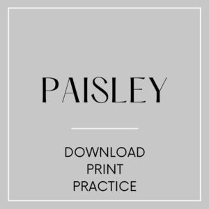 beginners henna practice paisley